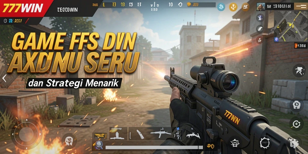 Tangkapan layar bermain <strong>777WIN</strong> dengan aksi tembak-menembak seru.
