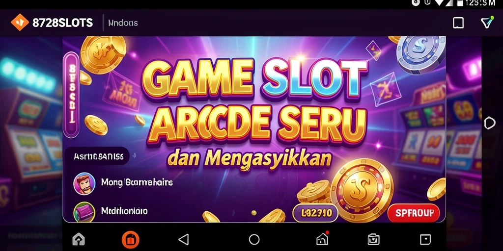 Tampilan gameplay seru dan interaktif dari 8728SLOTS di layar utama.