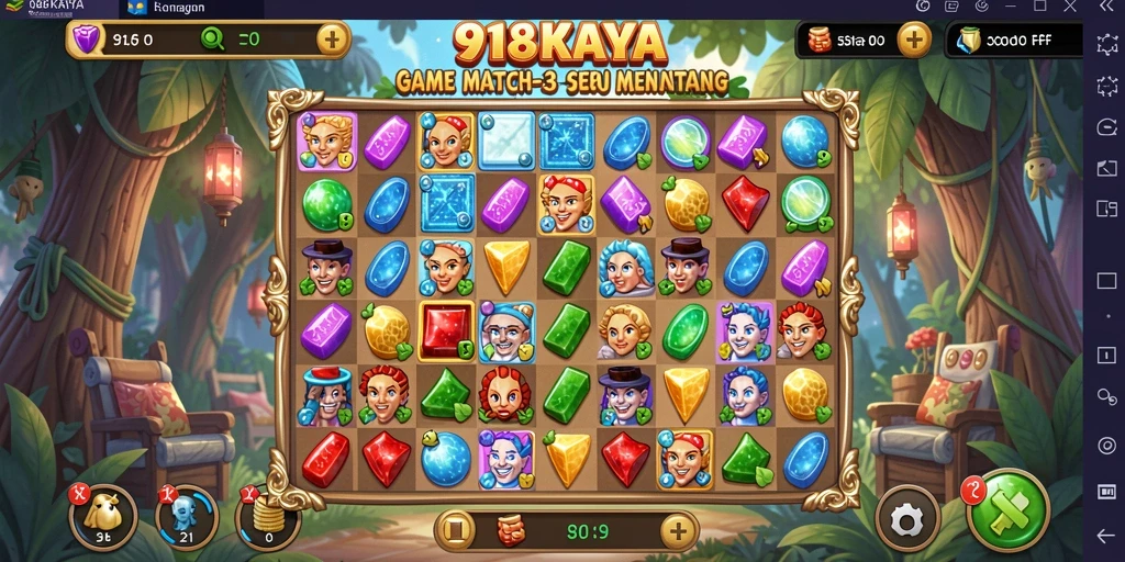 Gameplay seru dan berwarna dalam 918KAYA.