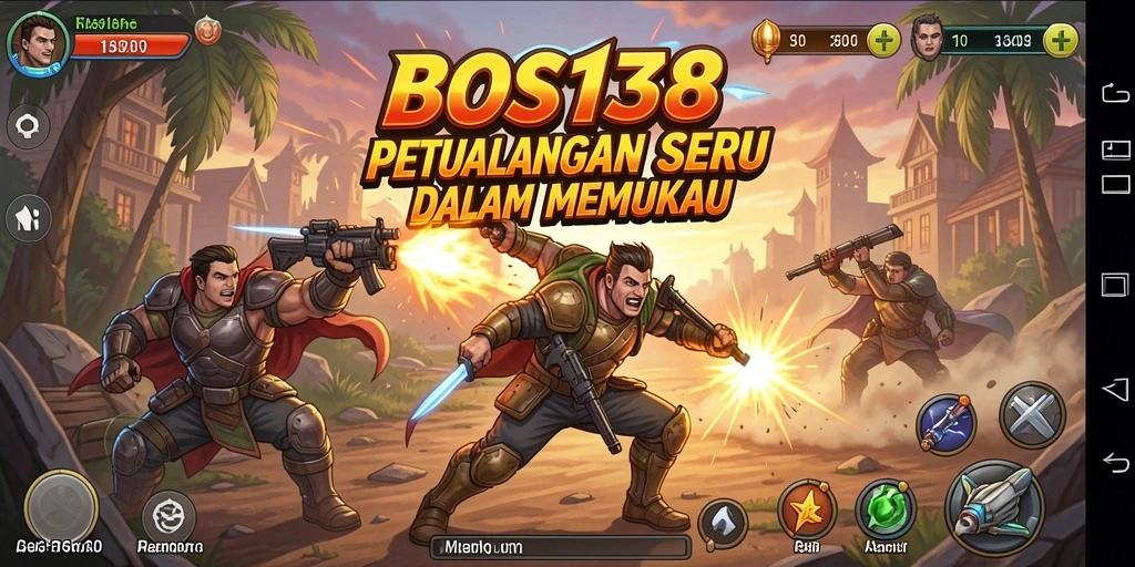 Screenshot permainan BOS138 yang menampilkan aksi mendebarkan.