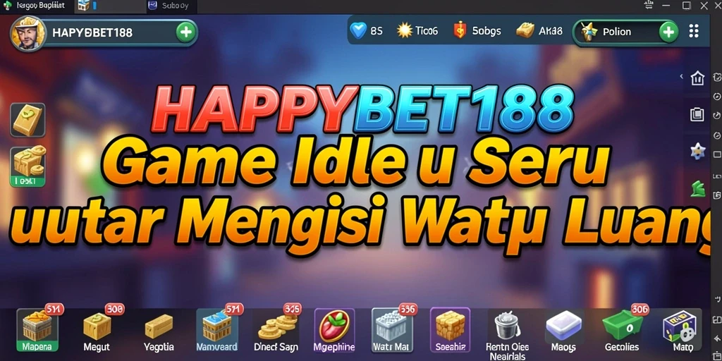 Tampilan gameplay HAPPYBET188 yang mengasyikkan dalam kategori Idle.