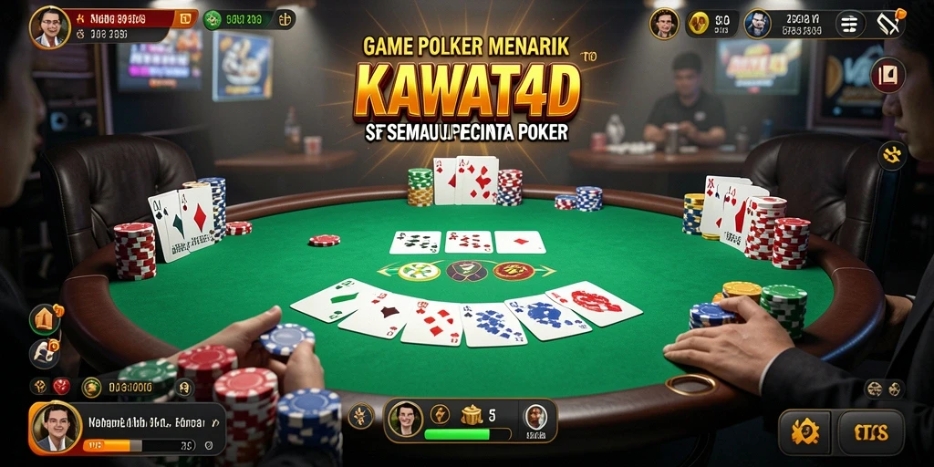Gameplay seru di KAWAT4D dengan teman-teman.