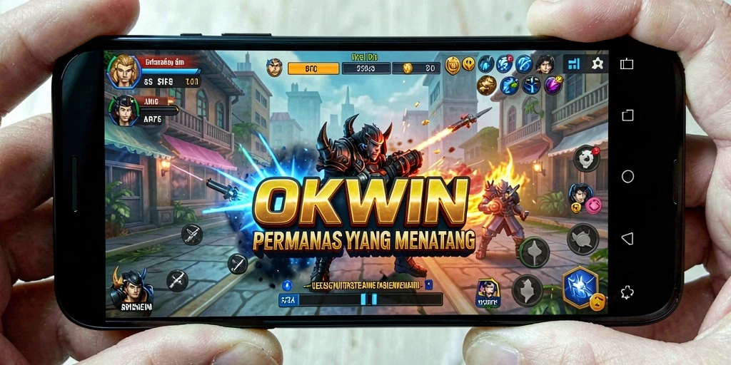 Screenshot gameplay OKWIN yang menampilkan aksi strategi seru.