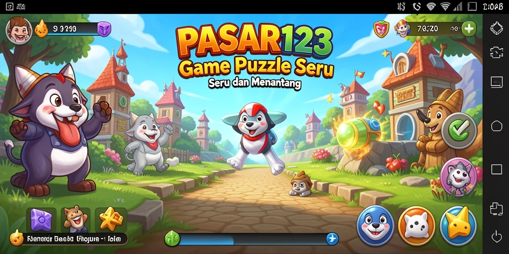 Tampilan gameplay PASAR123 yang menantang dan menarik.