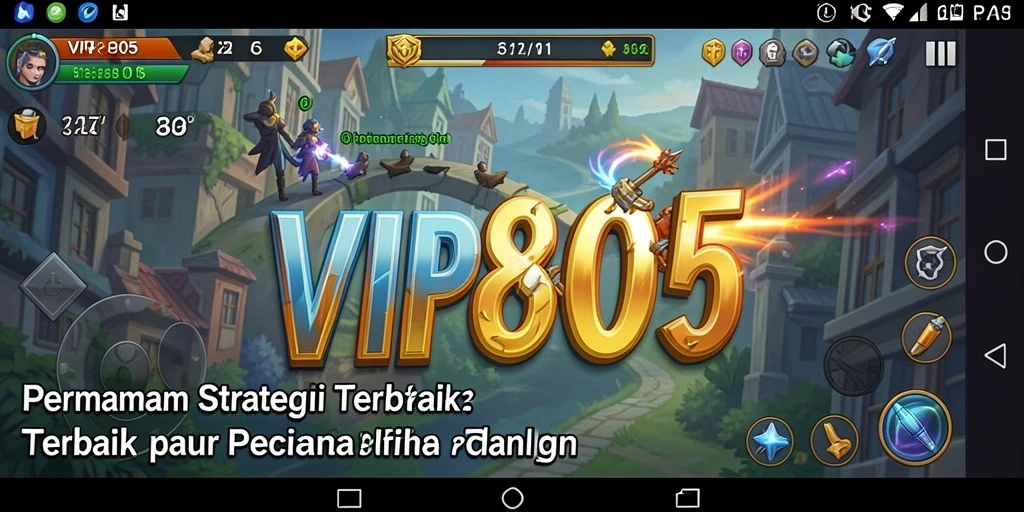 Tampilan gameplay VIP805 yang menarik dan mendebarkan.